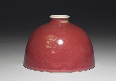 图片[2]-Bulbous vase with flat base in copper-red glaze, Qing dynasty, Kangxi reign (1662-1722)-China Archive